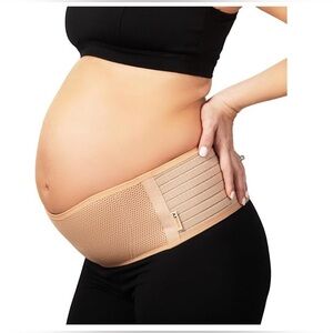 AZMED Maternity Belt Back Support | tan